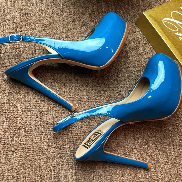 Pour La Victoire Shoes - 💙Pour La Victoire💙 Blue Platform Sz7
